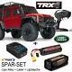 Traxxas Trx-4 Land Rover Defend Crawler Red + 5000 Mah Batterie 2s + Chargeur+