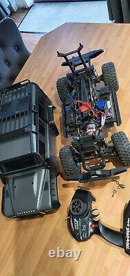 Traxxas Trx-4 Land Rover Defender Boxé Avec Lien Utilisé Une Fois! Nouvelle Condition