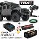 Traxxastrx-4 Land Rover Defender Argent + 5000 Mah Batterie+chargeur+lipotasche