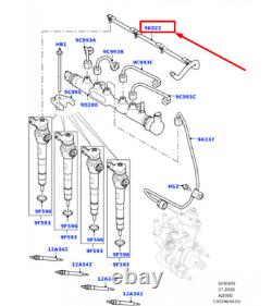 Tuyau de fuite de diesel LAND ROVER DISCOVERY V L462 LR073709 NEUF AUTHENTIQUE